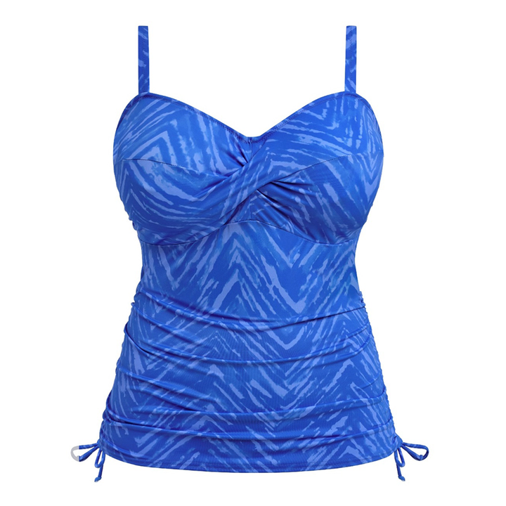 Punta Mita Underwire Twist Front Tankini Sapphire