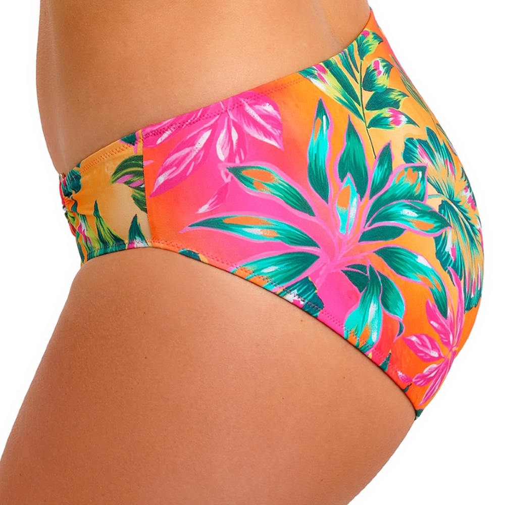 Sunset Reef Mid Rise Bikini Brief Heatwave