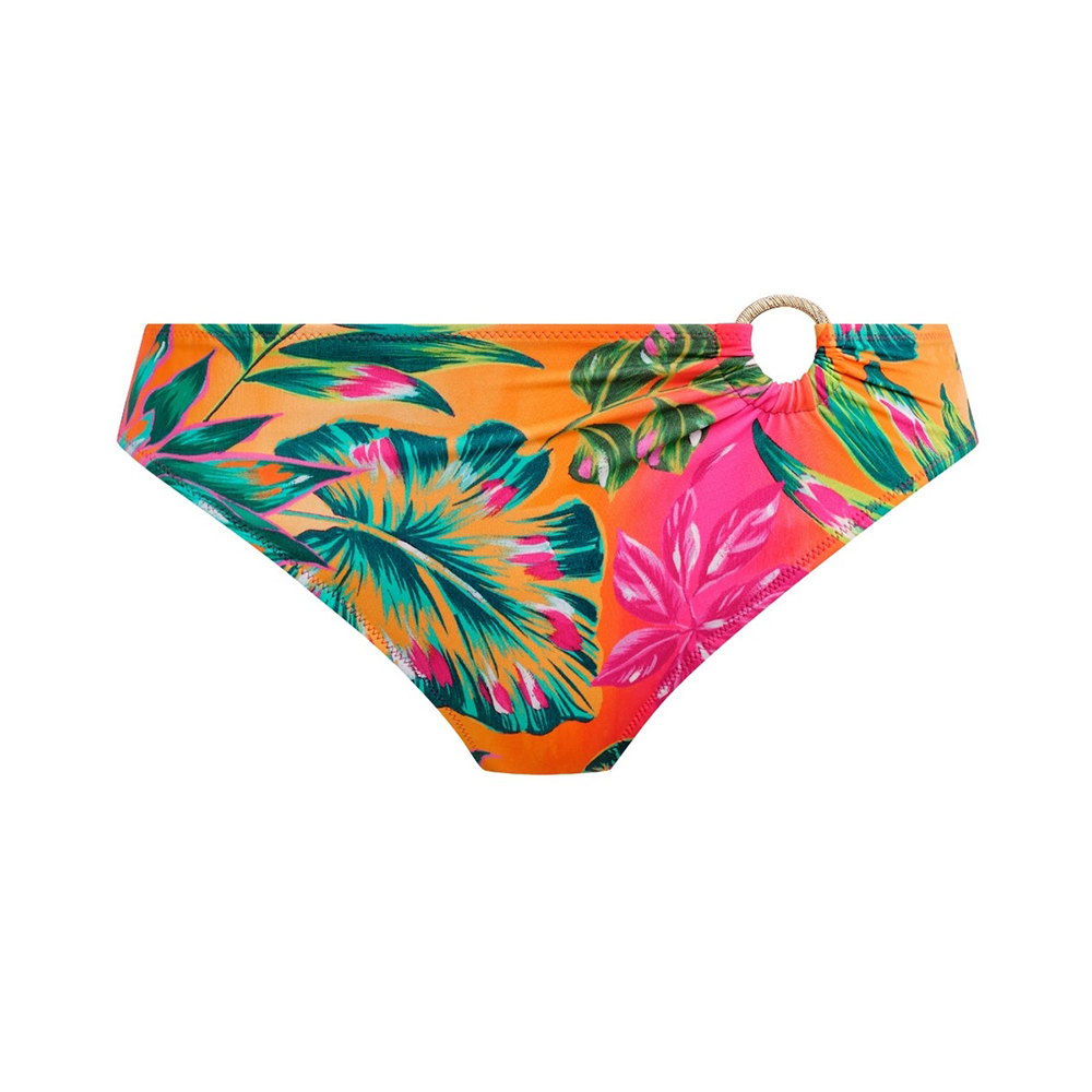 Sunset Reef Mid Rise Bikini Brief Heatwave