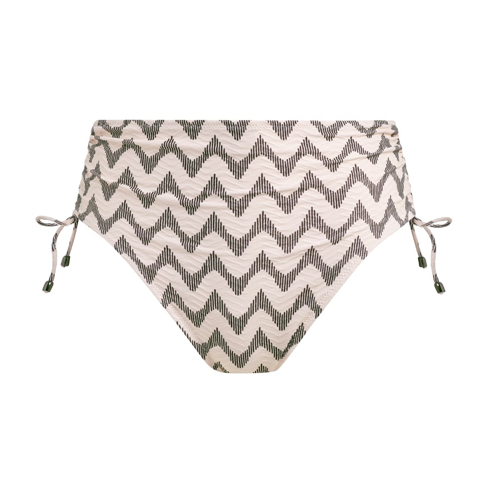 Vanuatu High Waist Bikini Brief Creme Noire