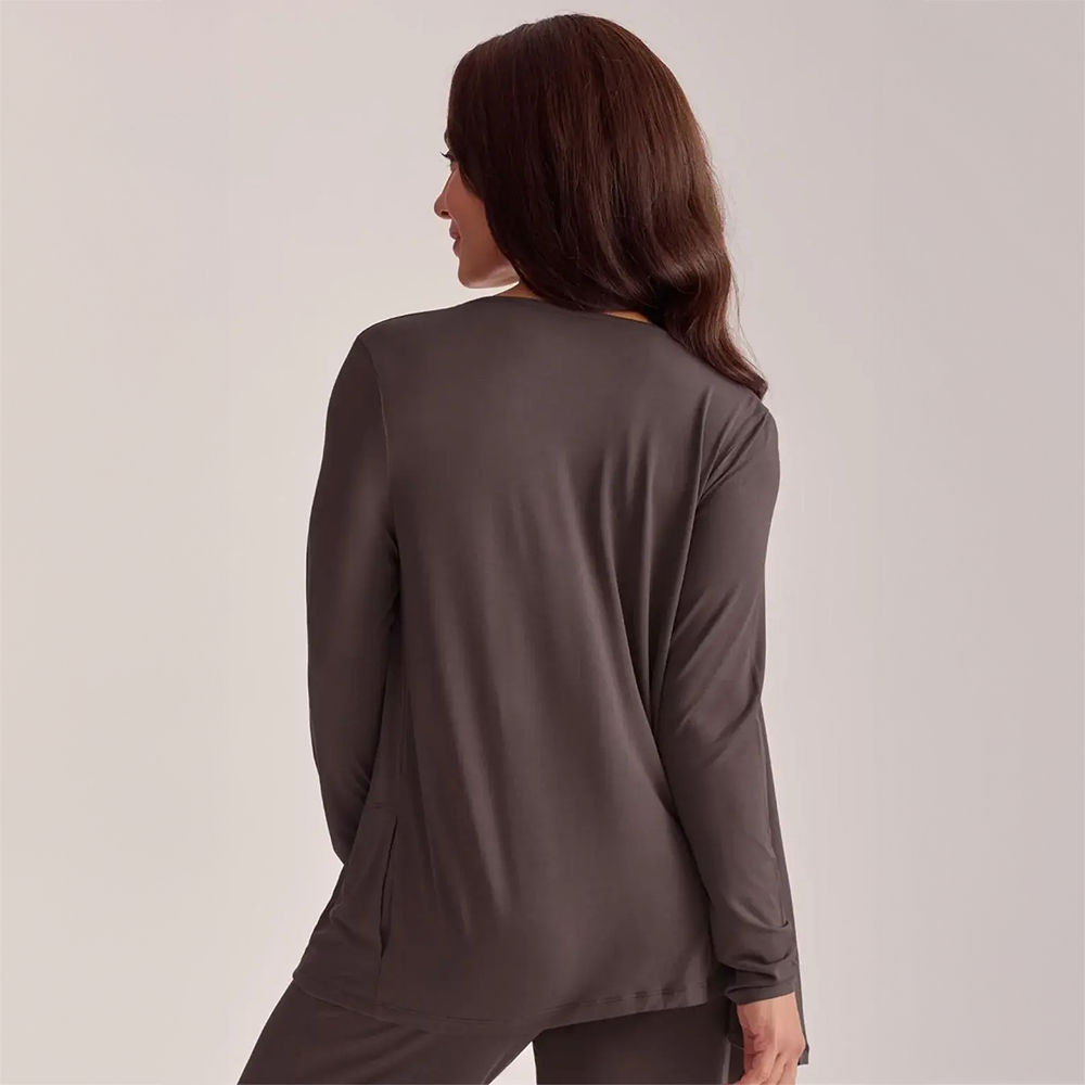 Cozy Wrap With Pockets Espresso 622