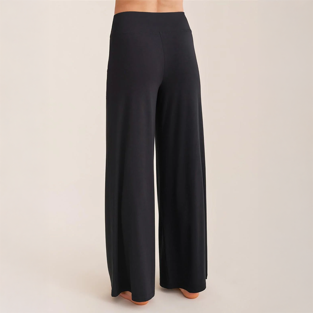 Flare Leg Pant With Pockets Black