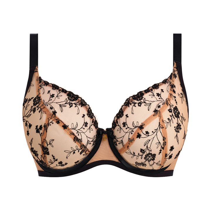 Entwined Tattoo Underwire Plunge Bra