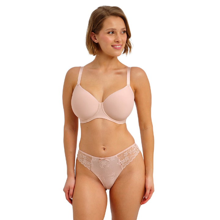 Essentially Smooth Underwire Molded Balcony T-Shirt Bra Cameo Rose