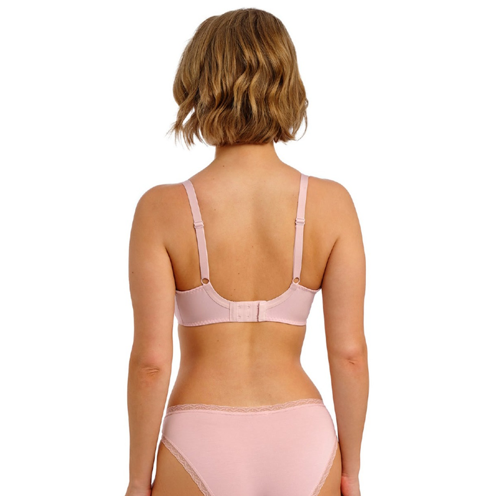 Flirt Underwire Padded Half Cup Bra Pink Frost