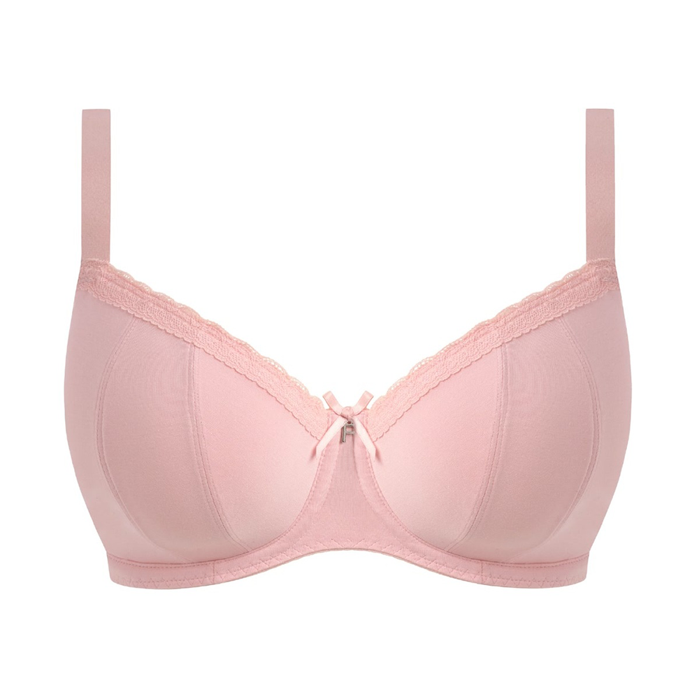 Flirt Underwire Padded Half Cup Bra Pink Frost