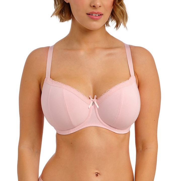 Flirt Underwire Padded Half Cup Bra Pink Frost