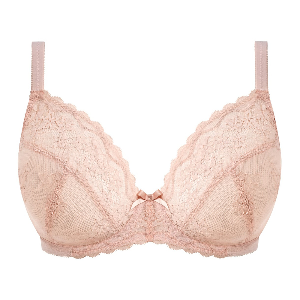 Quinn Underwire Plunge Bra Cameo Rose