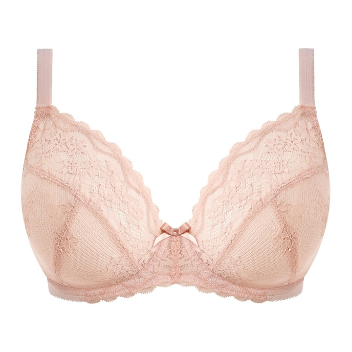 Quinn Underwire Plunge Bra Cameo Rose