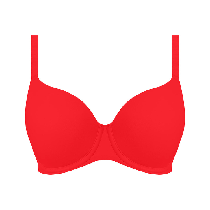 Undetected Underwire Molded T-Shirt Bra Chili Red