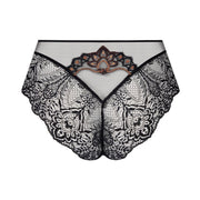 Fauve Amour High Waist Panty in Black/Gold