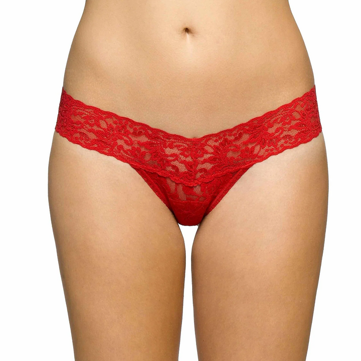 Signature Lace Low Rise Thong Basic Colors 4911
