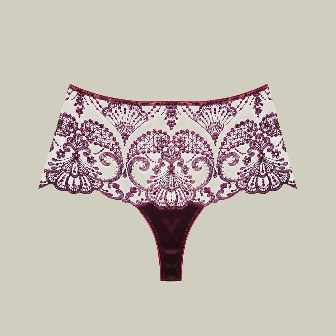 Goddess of Love High Waist Brief Amethyst