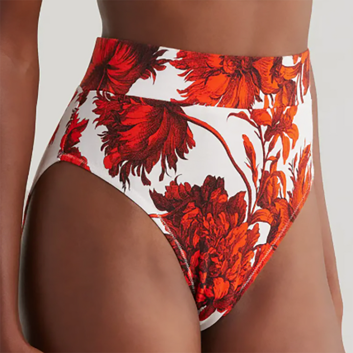 Modal Lounge Brief Red Floral