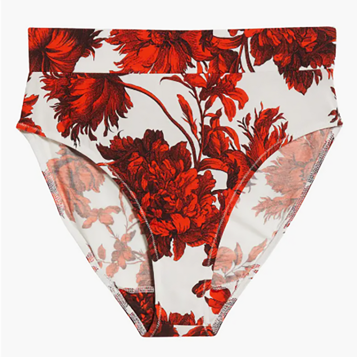 Modal Lounge Brief Red Floral