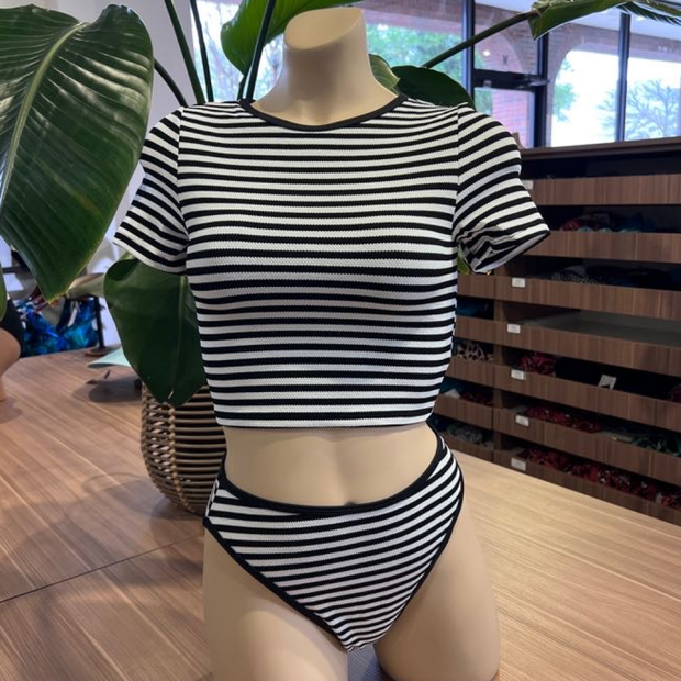 Kilo Brava Strip T-Shirt Swim Top