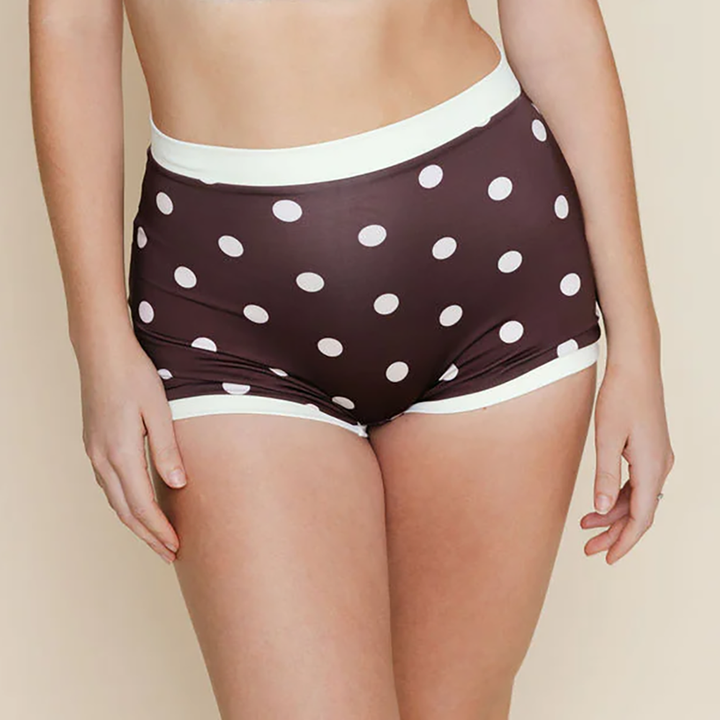 Boyshort Bottom Chocolate Dot