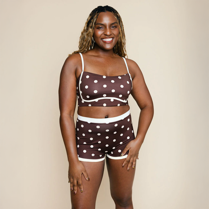 Boyshort Bottom Chocolate Dot