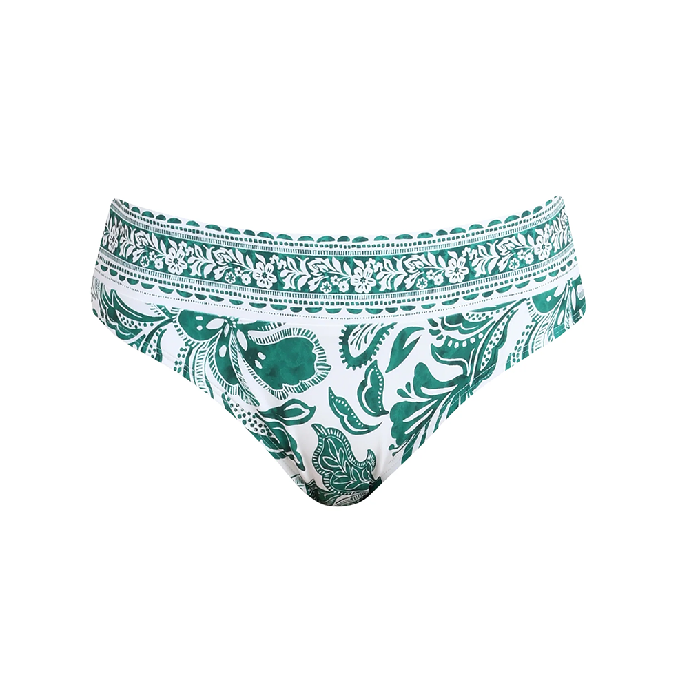 Botanical Brocade Mid-Waist Bottom