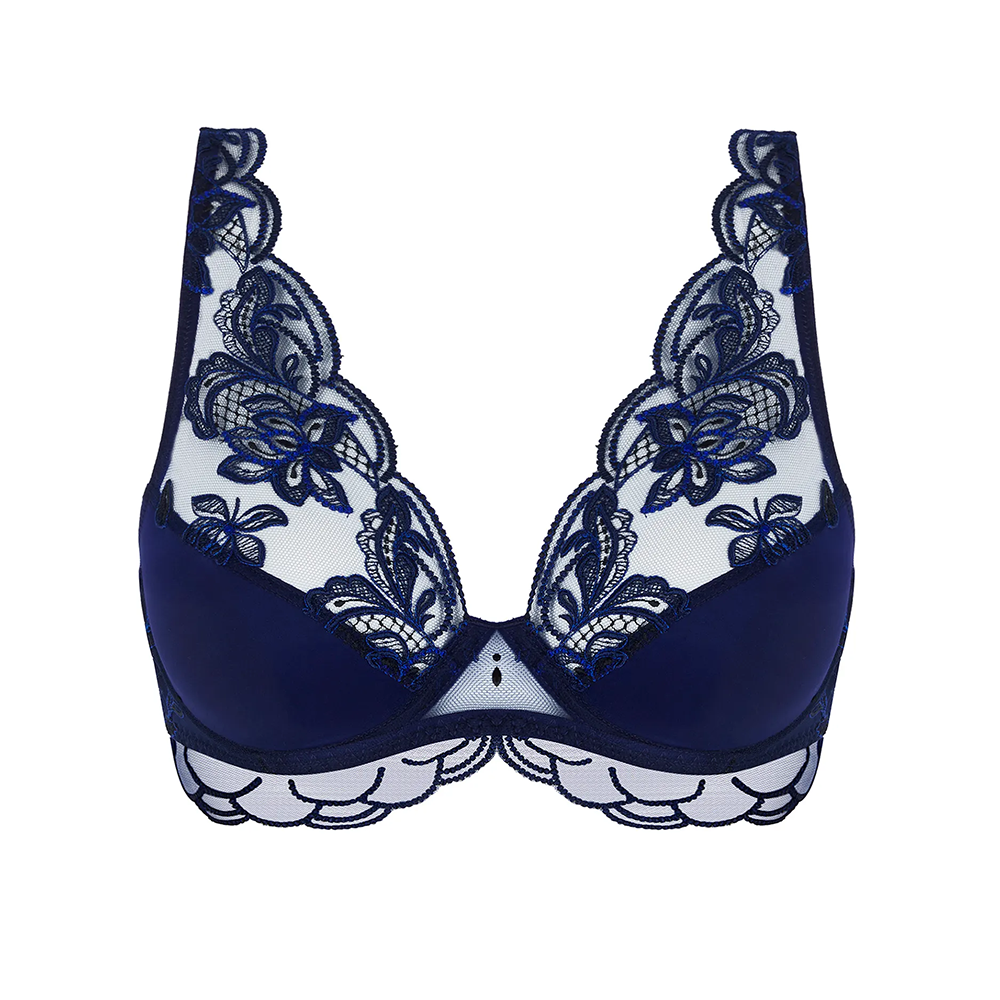 Eclat Couture Glam Triangle Bra Bleu Night