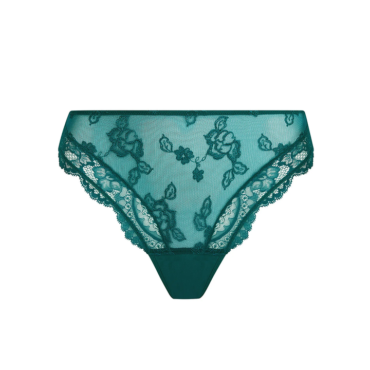 Sublime En Dentelle Fancy Brief Vert Princesse