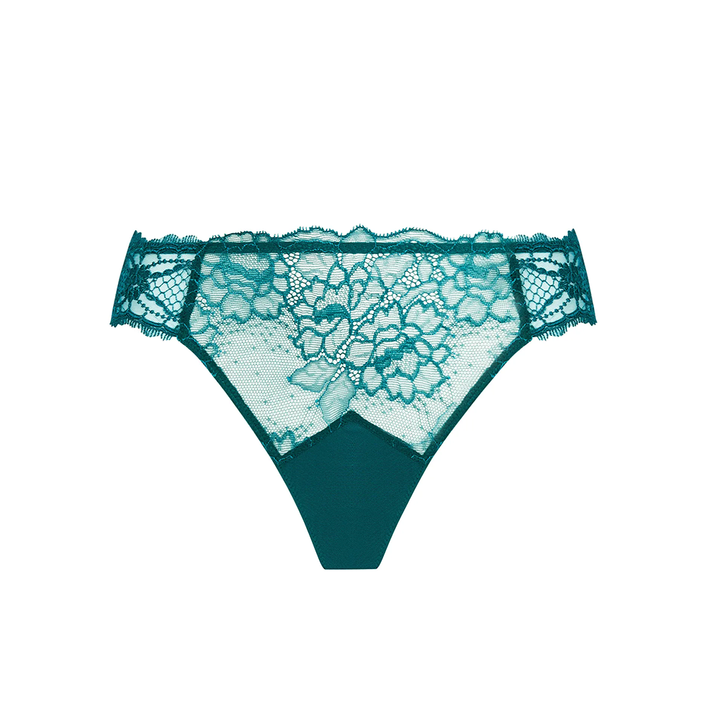 Sublime En Dentelle Italian Brief Vert Princesse