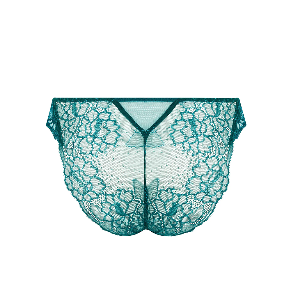 Sublime En Dentelle Italian Brief Vert Princesse