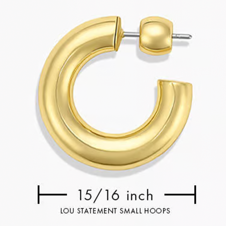 Lou Statement Small Hoop