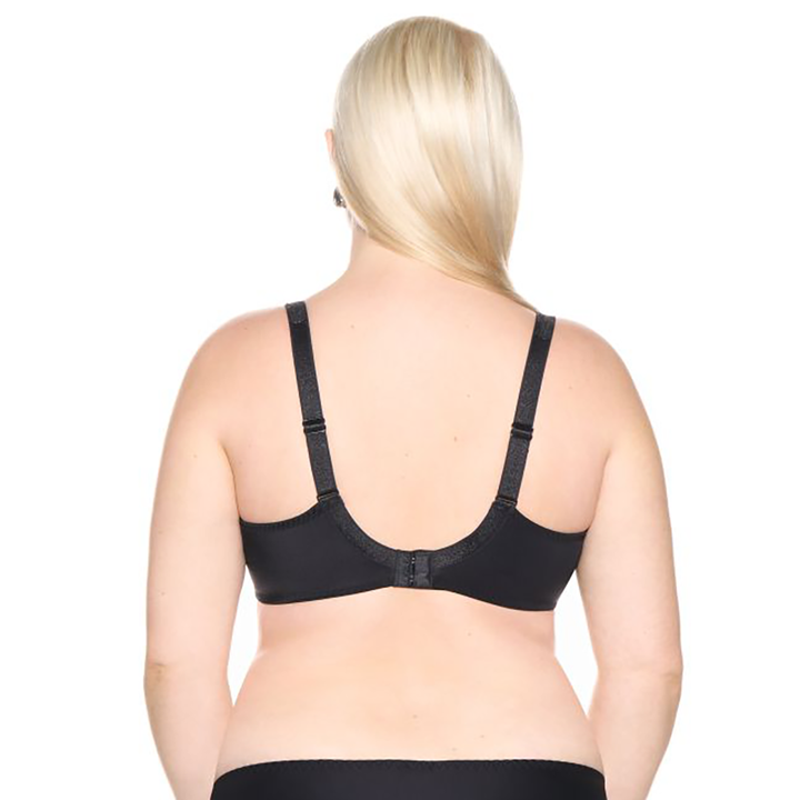 Electric Waves Molted Bra Black