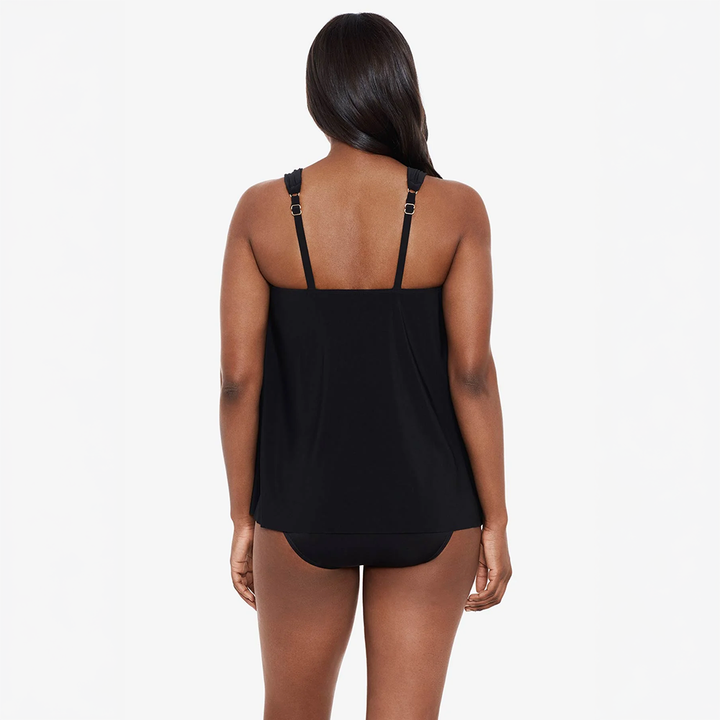 Dazzle Tankini Top Black