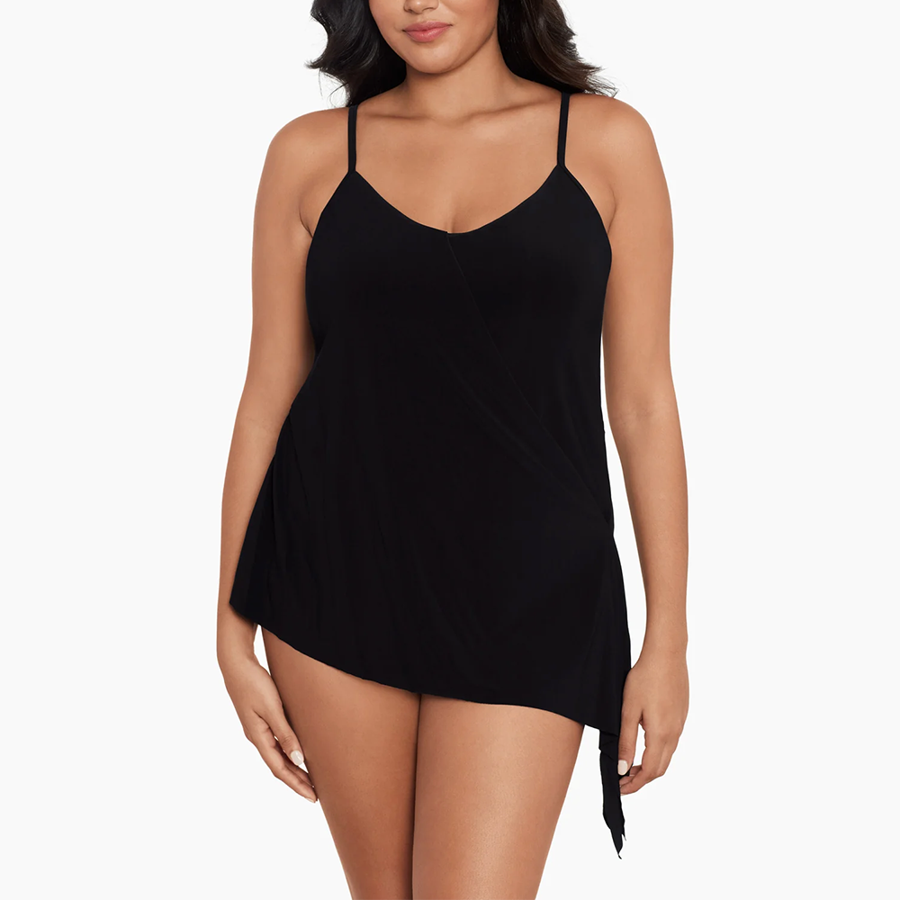 Magicsuit Plus Size Alex Tankini Top in Black 6006040W – Petticoat