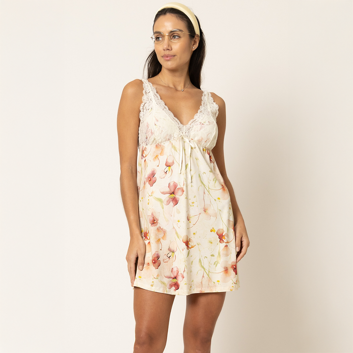 Floral Short Chemise