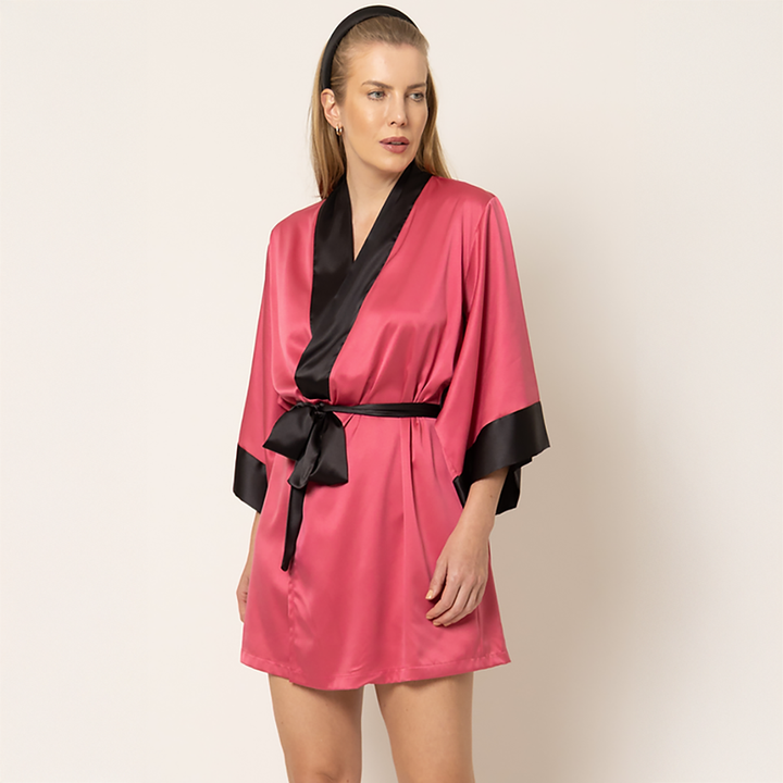 Glam Short Robe Pink