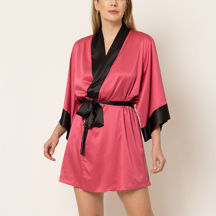 Glam Short Robe Pink