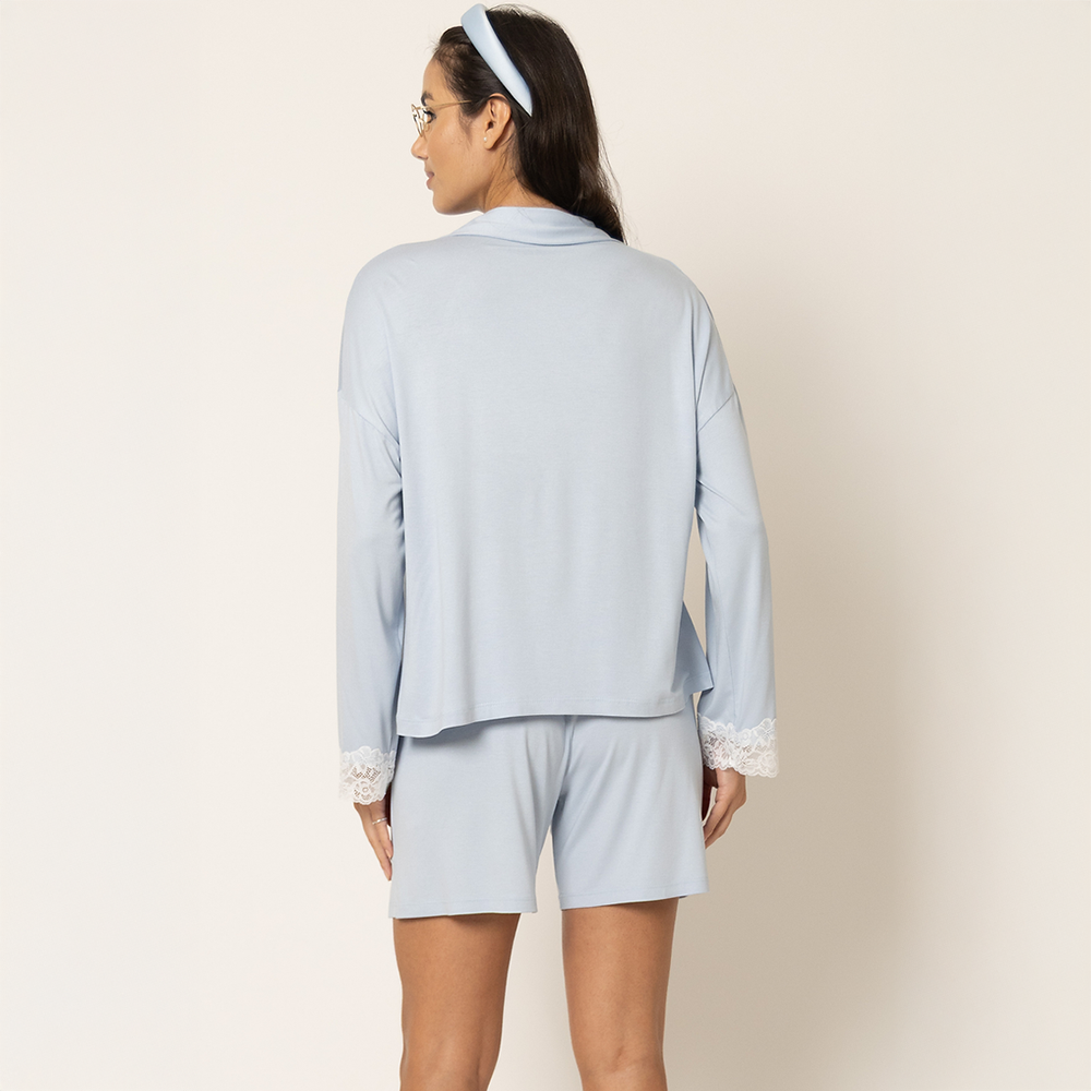Serena Short Pajamas Blue Dust