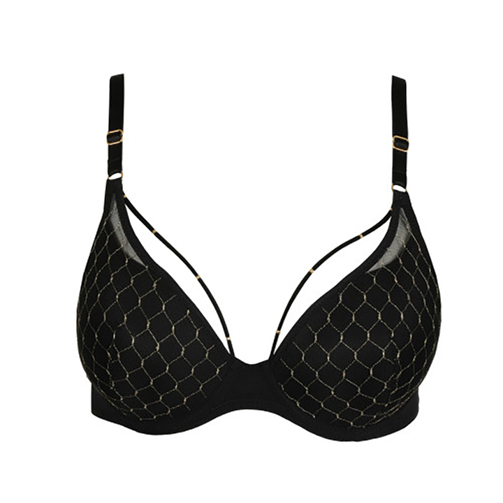 Colima Padded Bra Heartshape Black