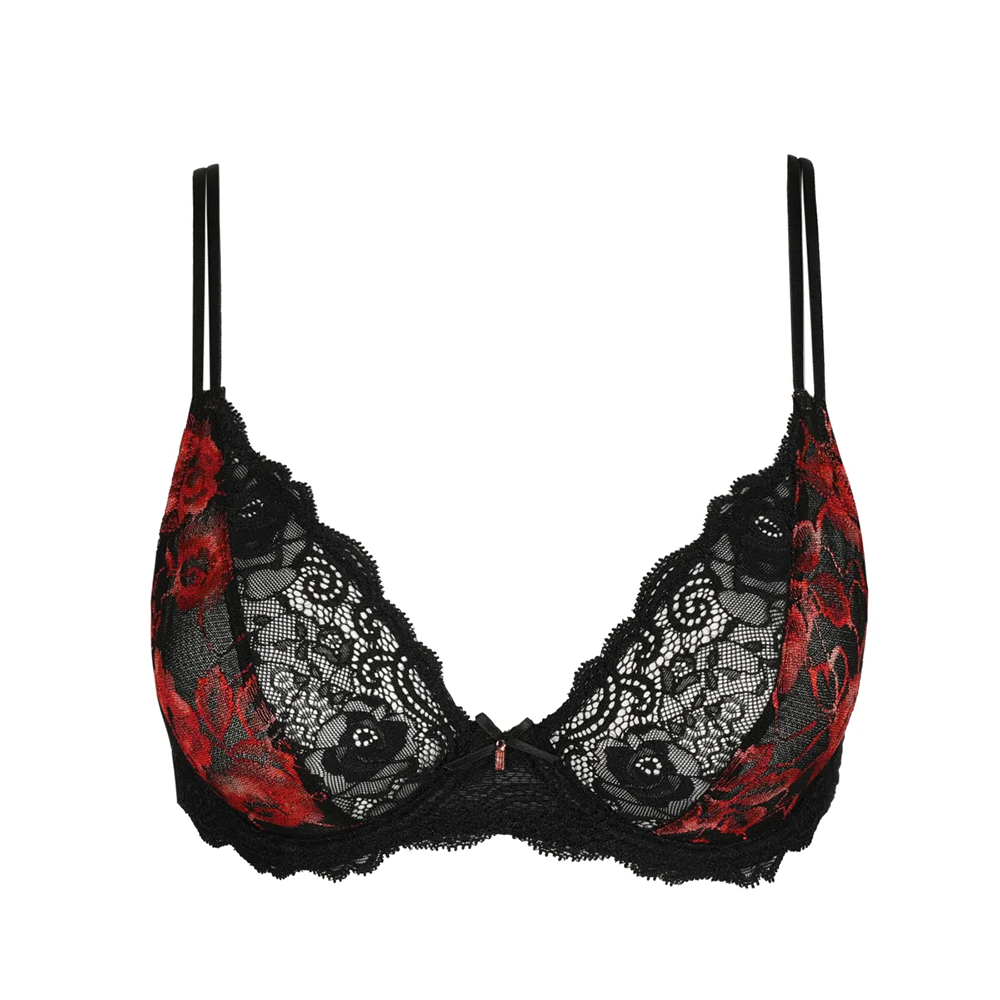 Selyna Plunge Bra Spicy Red