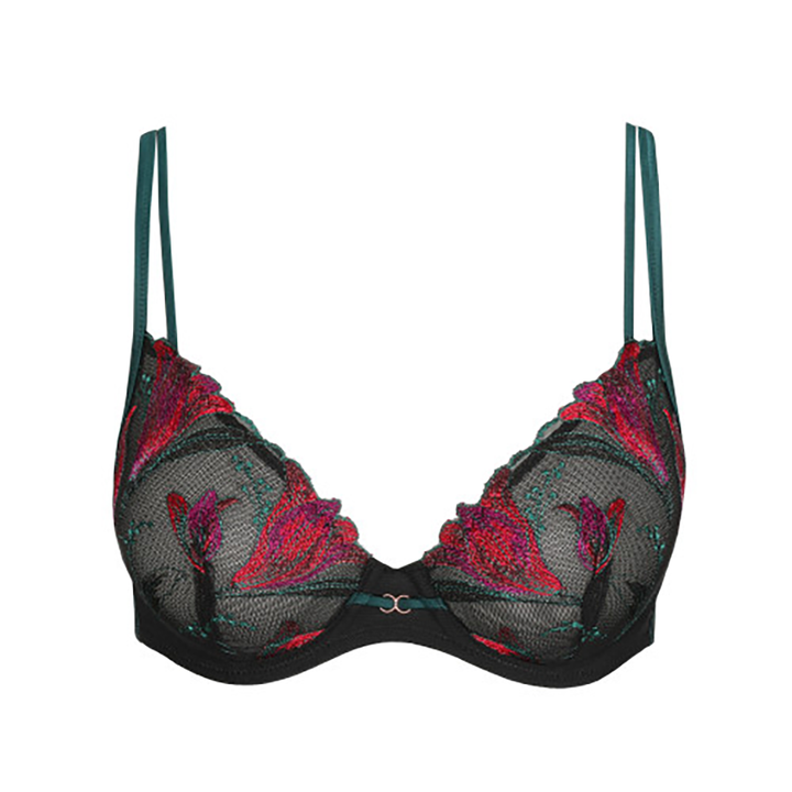 Yoly Plunge Bra Jewel Green