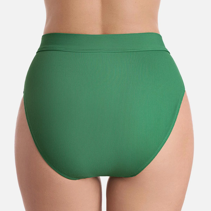 Brooke High Waist Rib Pant Sage