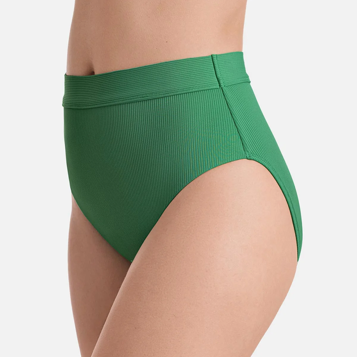 Brooke High Waist Rib Pant Sage