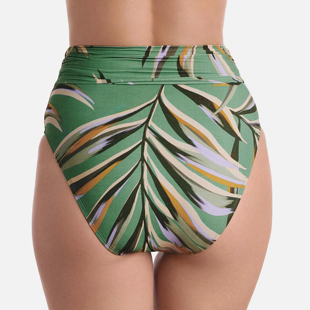 Morgan High Waist Pant Coastal Leaves