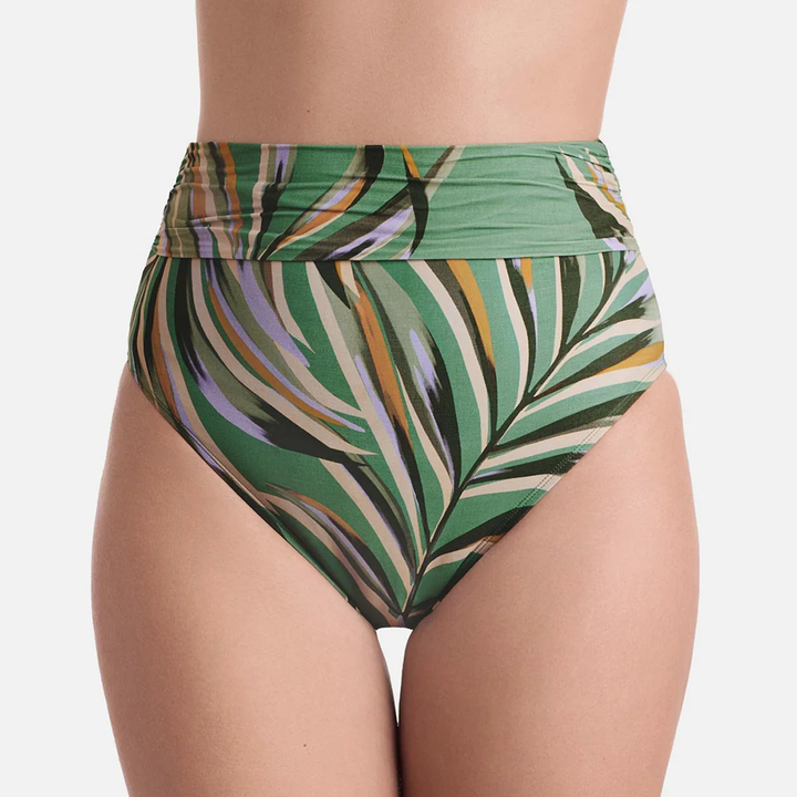 Morgan High Waist Pant Coastal Leaves