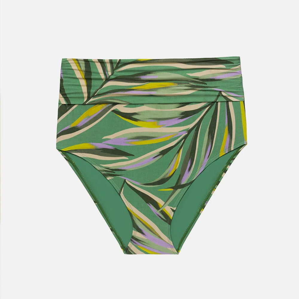 Morgan High Waist Pant Coastal Leaves