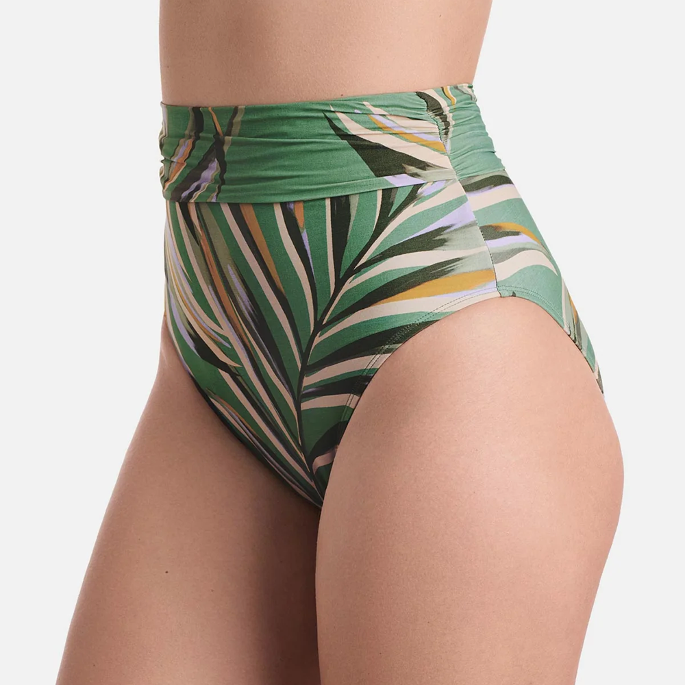 Morgan High Waist Pant Coastal Leaves