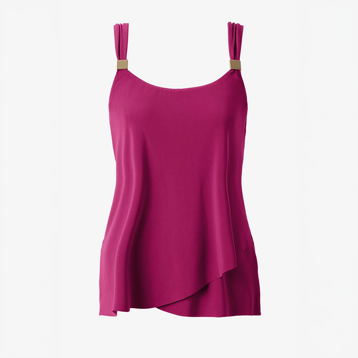 Dazzle Tankini Top Framboise