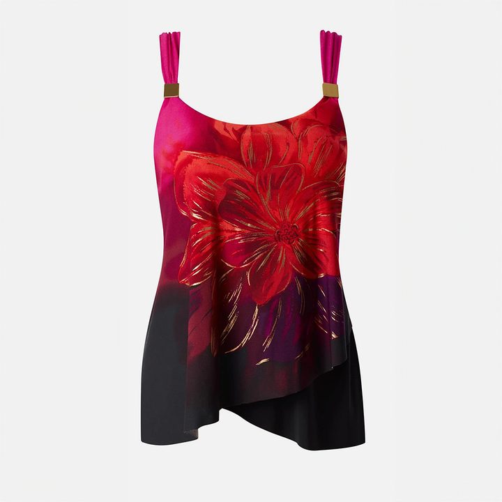 Dazzle Tankini Top Petali Rosa