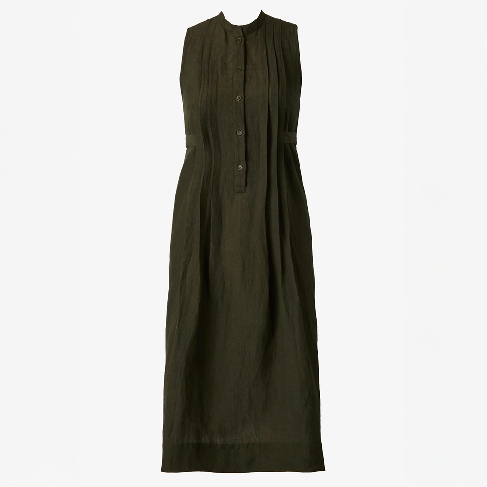 Pleated Beach Dress Cover Up