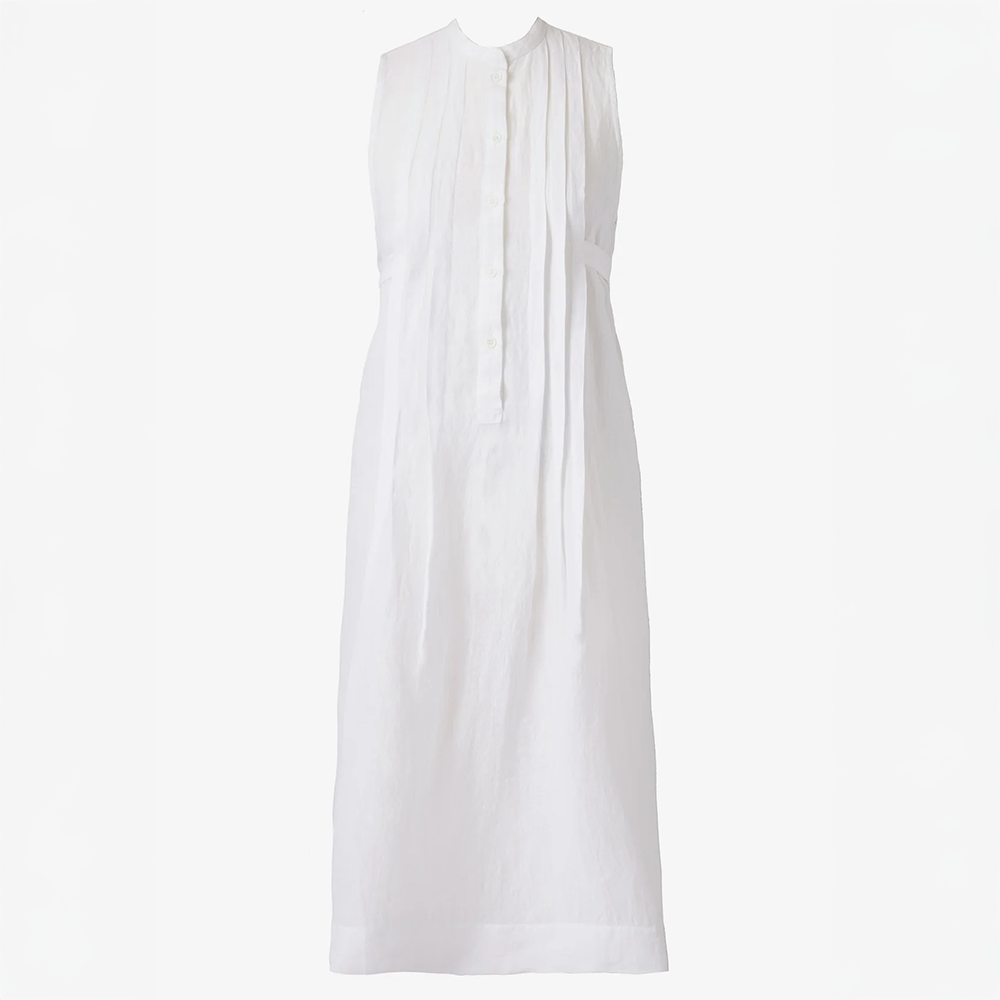 Pleated Beach Dress Cover Up