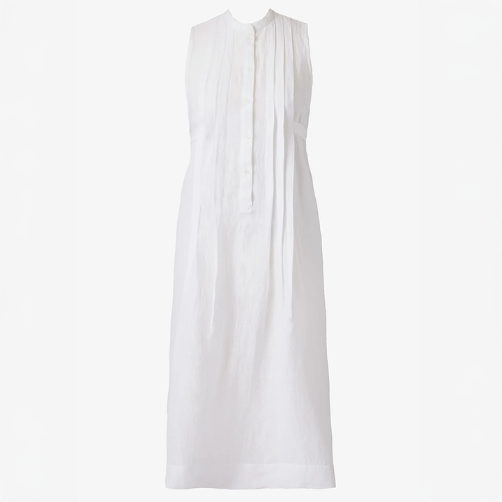 Pleated Beach Dress Cover Up