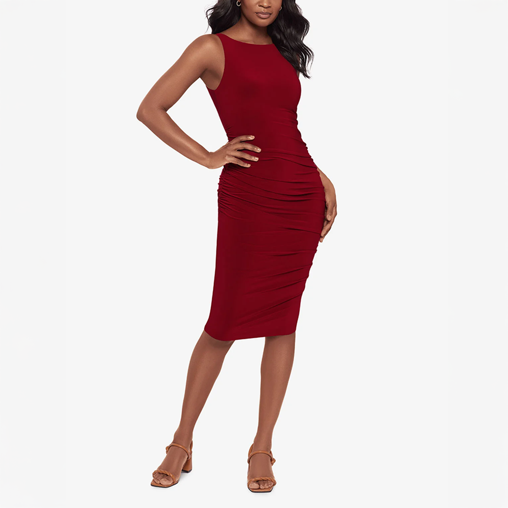 Regi Shaping Dress Crimson, Crimson / M